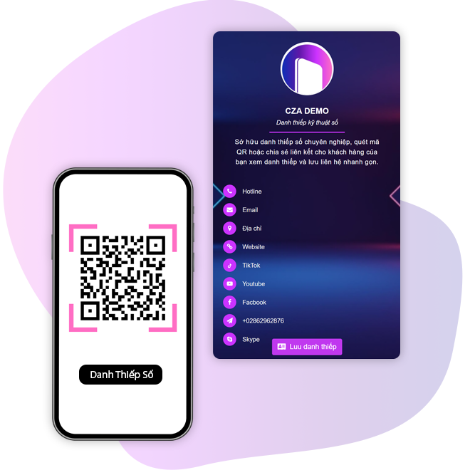 Chia sẻ Danh thiếp với bất cứ ai